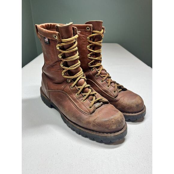 Danner USA 14200X Gortex Lace Up RO Rain Forest Work Boot Mens Size 10 EE - Picture 1 of 9